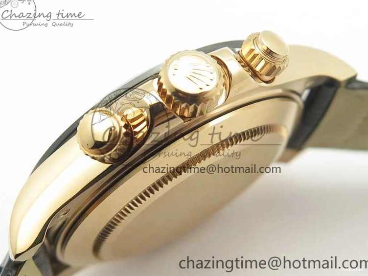 Leather 1:1 Gold Noob Rose Daytona RG Dial Edition SA4130 Best Strap On 116515 0416